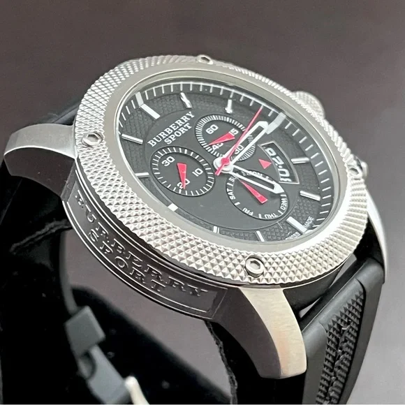Burberry Sport Chronograph Mens Watch BU7700 Swiss Quartz Movement - Picture 16 of 16
